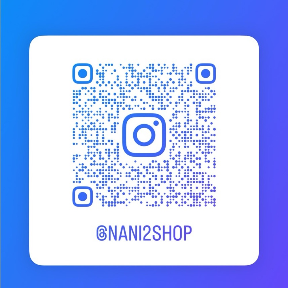 Follow me on Instagram @nani2shop